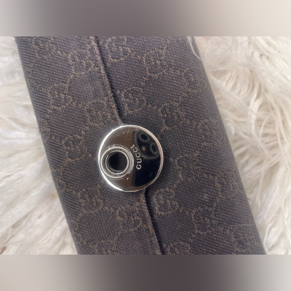 Gucci Black Monogram Clutch - Picture 3 of 7
